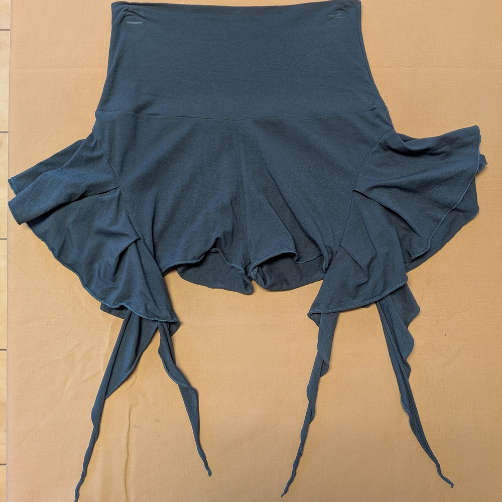 Stylish High Waist Charcoal Shorts